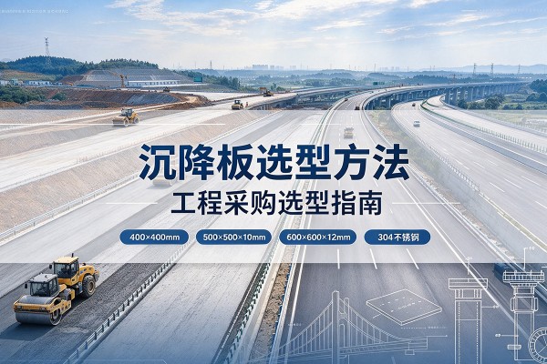 右江沉降板选择方法
