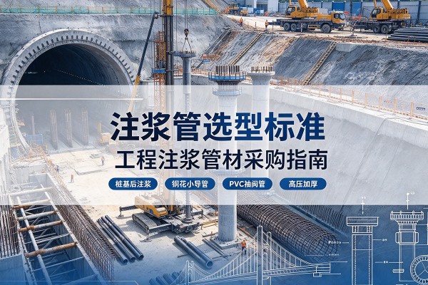 右江注浆管选型标准