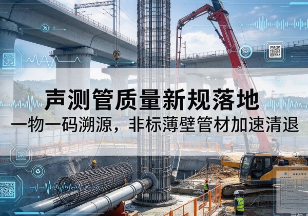 右江声测管质量新规落地，一物一码溯源，非标薄壁管材加速清退
