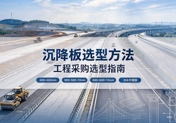 右江沉降板选择方法